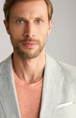 Leinen-Sakko Hoverest in Grau meliert