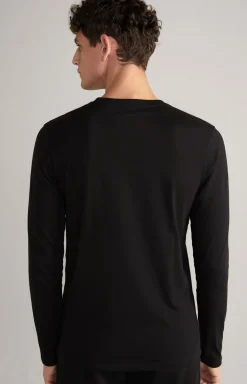 Longsleeve Alphis in Schwarz