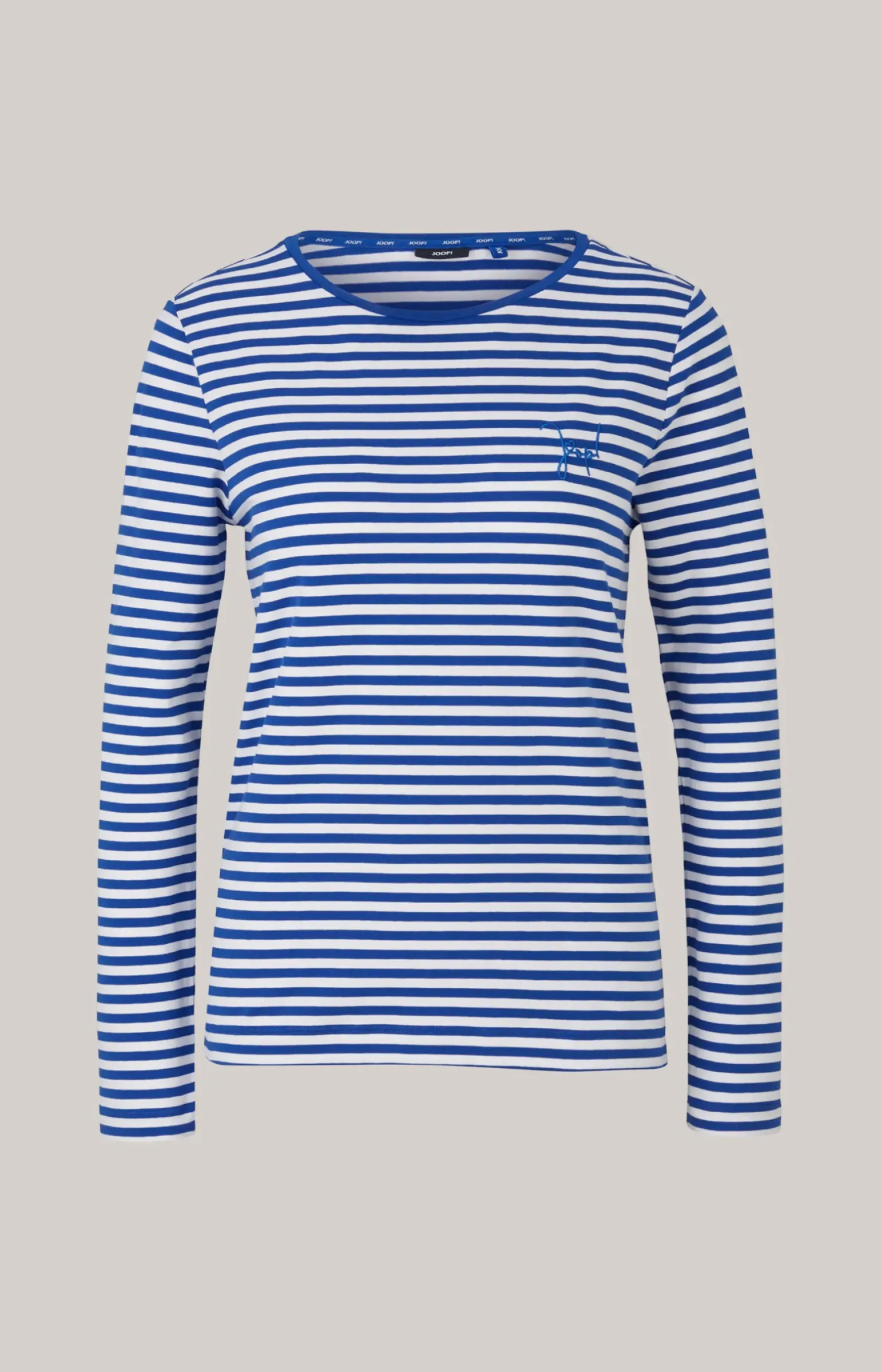 Longsleeve in Blau/Weiß gestreift