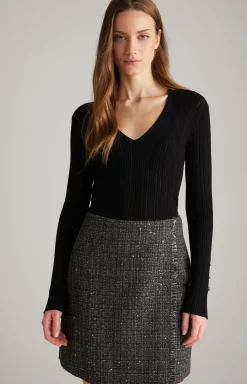 Longsleeve in Schwarz