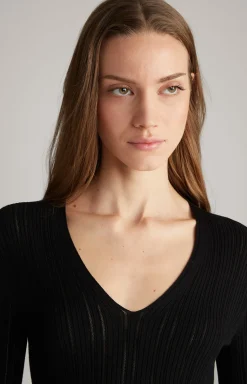 Longsleeve in Schwarz