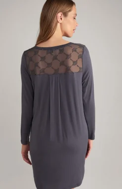 Lounge-Longshirt in Anthrazit