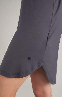 Lounge-Longshirt in Anthrazit