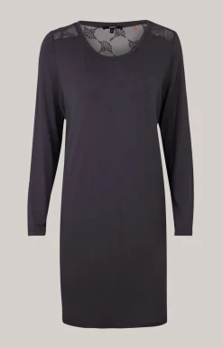 Lounge-Longshirt in Anthrazit