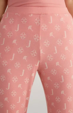 Loungewear Hose in Flamingo