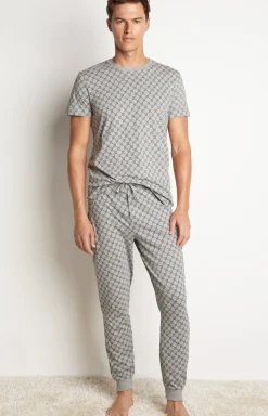 Loungewear Hose in Grau