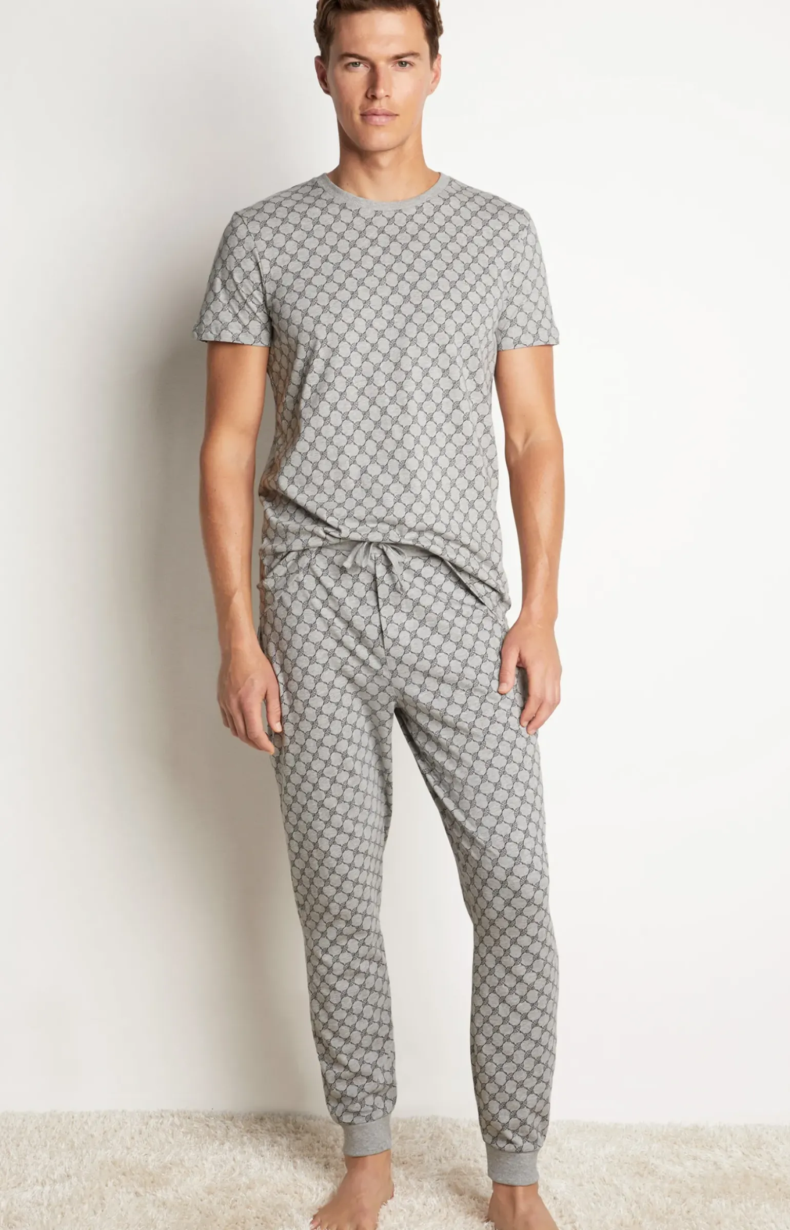 Loungewear Hose in Grau
