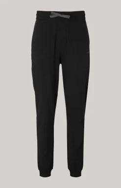 Loungewear Hose in Schwarz