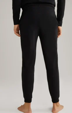 Loungewear Hose in Schwarz