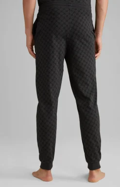 Loungewear Joggpants in Anthrazit meliert