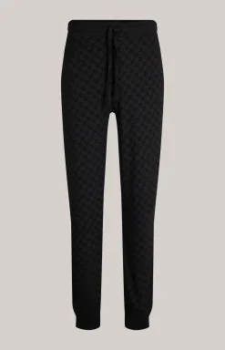 Loungewear Joggpants in Anthrazit meliert
