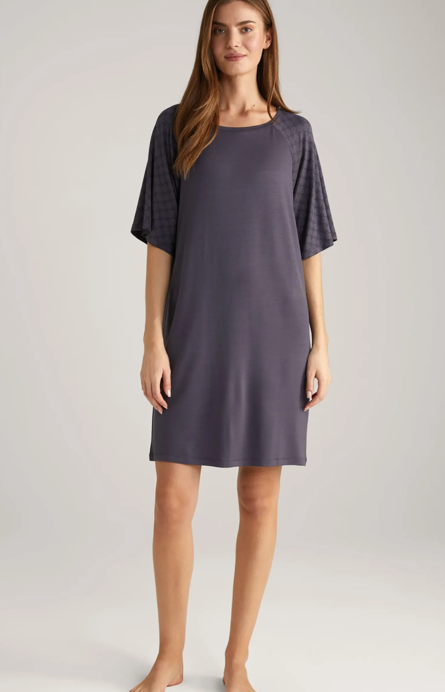 Loungewear Longshirt in Anthrazit