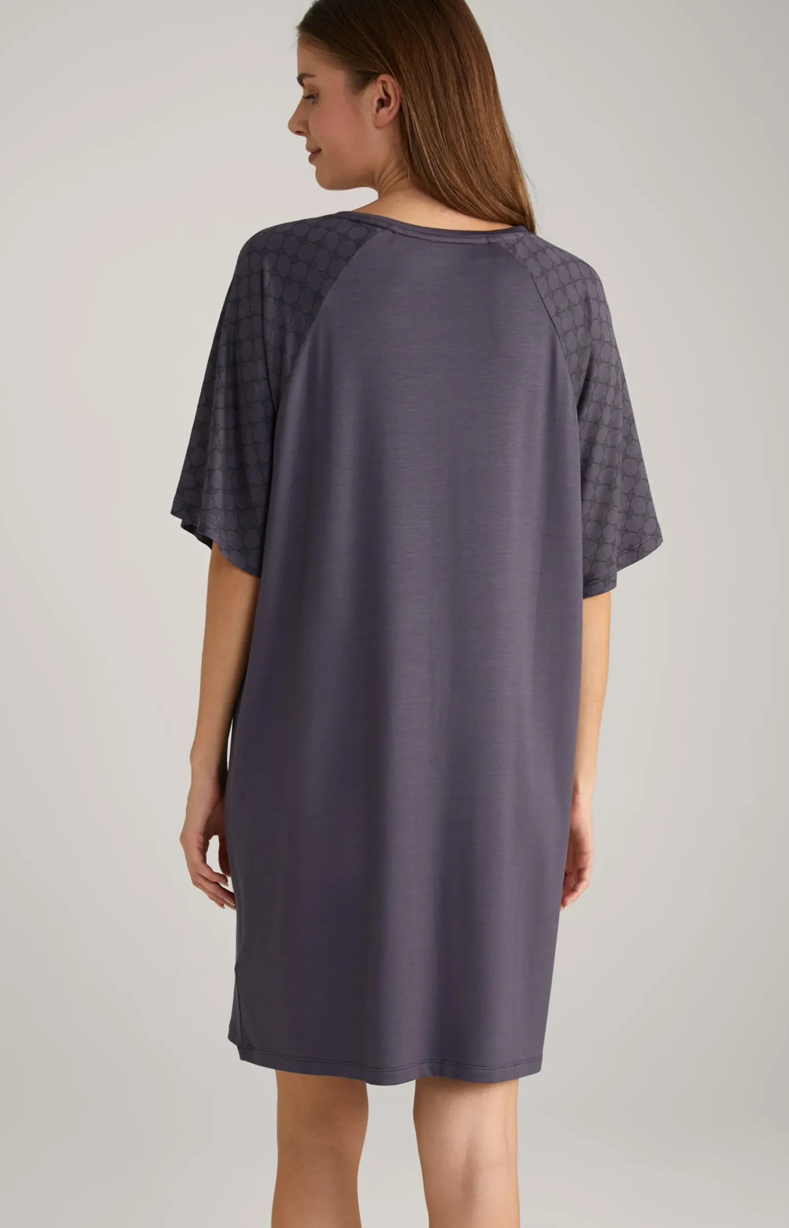 Loungewear Longshirt in Anthrazit