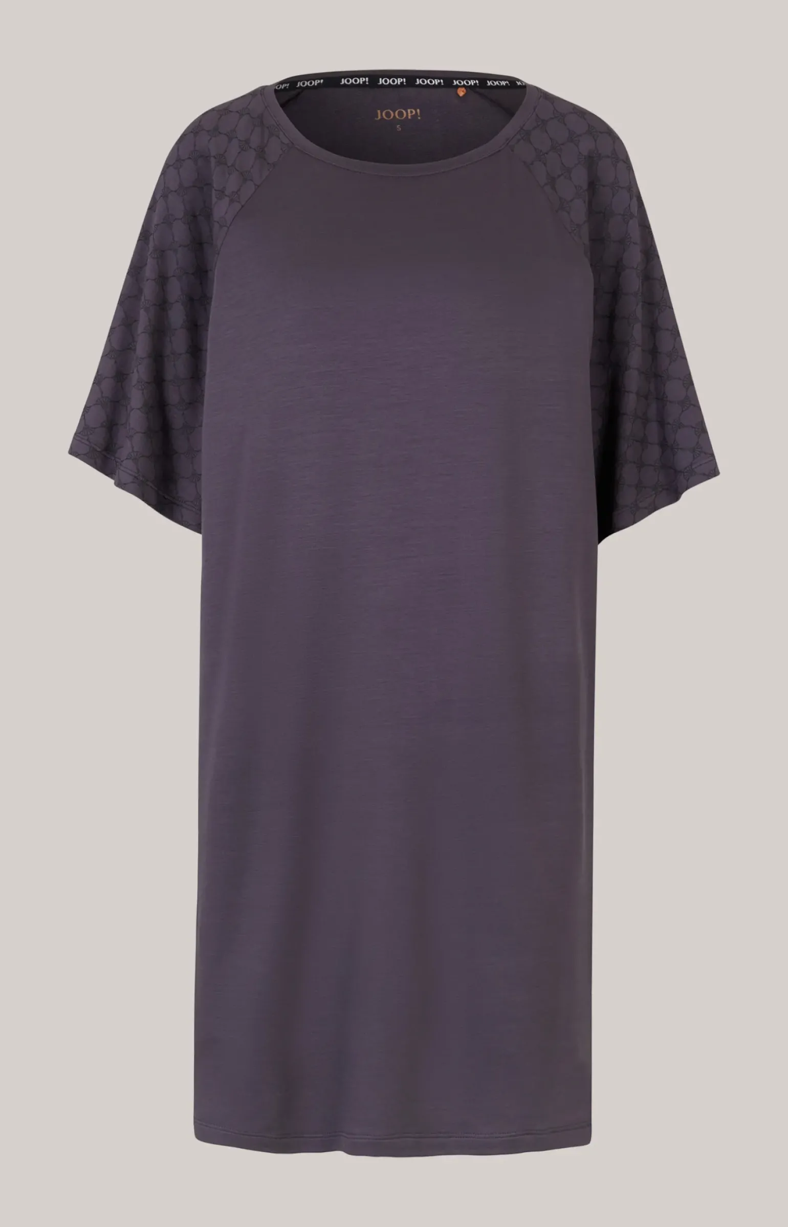 Loungewear Longshirt in Anthrazit