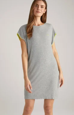 Loungewear Longshirt in Grey Melange