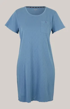 Loungewear Longshirt in Ocean Blue