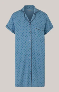 Loungewear Longshirt in Ocean Blue