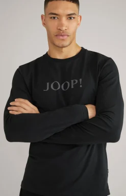 Loungewear Longsleeve in Schwarz