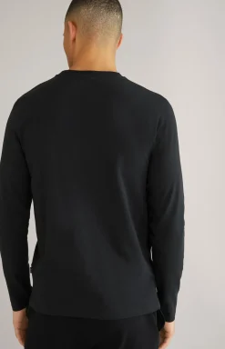 Loungewear Longsleeve in Schwarz