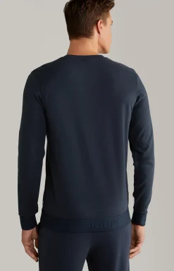 Loungewear Longsleeve in Dunkelblau