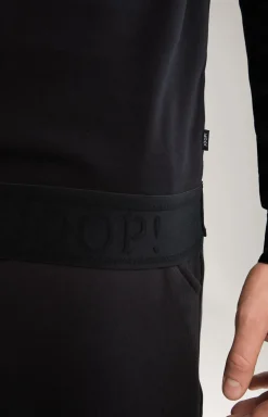 Loungewear Longsleeve in Schwarz