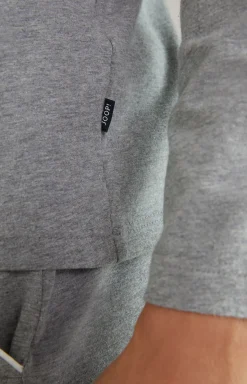 Loungewear Longsleeve in Grau