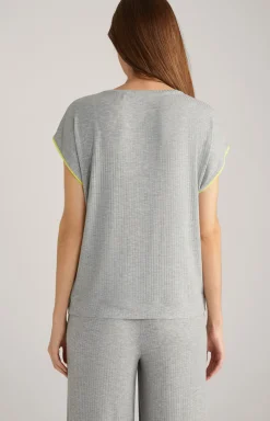 Loungewear Shirt in Grey Melange