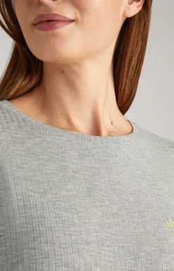 Loungewear Shirt in Grey Melange