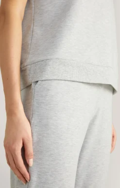 Loungewear Shirt in Grey Melange