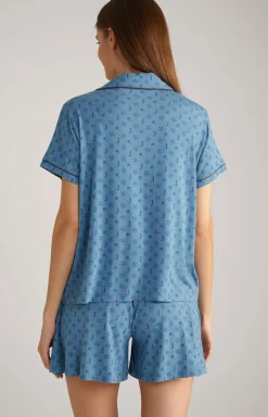 Loungewear Shirt in Ocean Blue