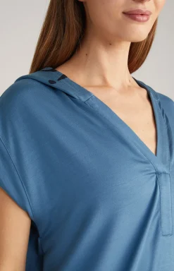 Loungewear Shirt in Ocean Blue