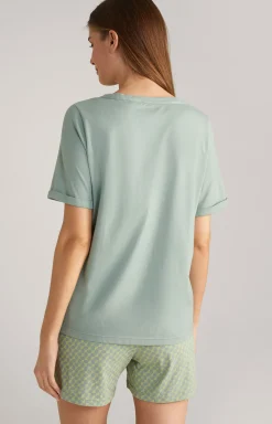 Loungewear Shirt in Sea Grass