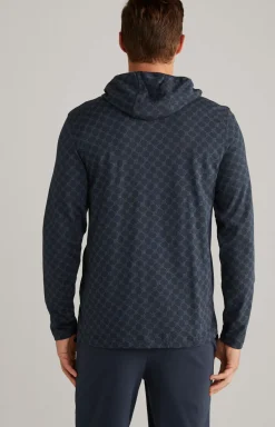 Loungewear Sweatjacke in Dunkelblau