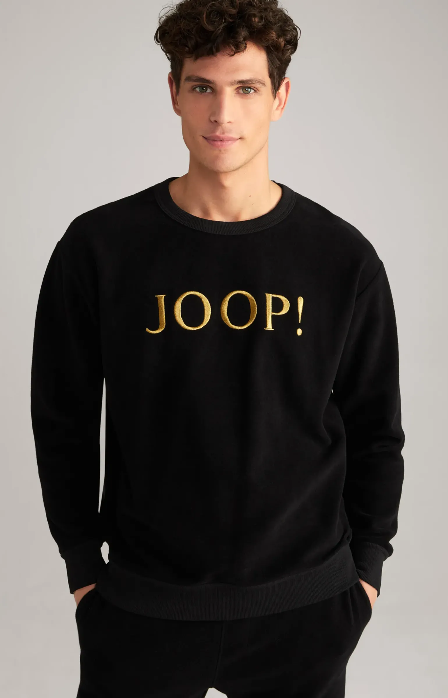 Loungewear Sweatshirt in Schwarz