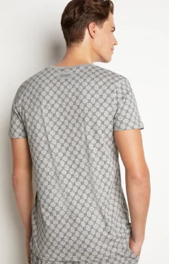 Loungewear T-Shirt in Grau