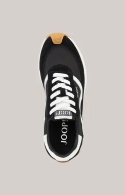 Low-Top Sneaker Misto Leone in Schwarz