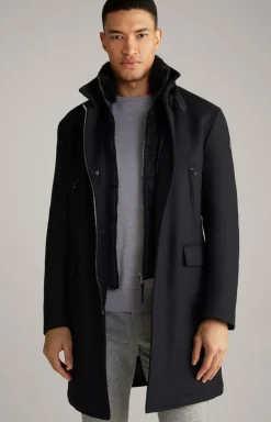 Mantel Mikos in Dunkelblau