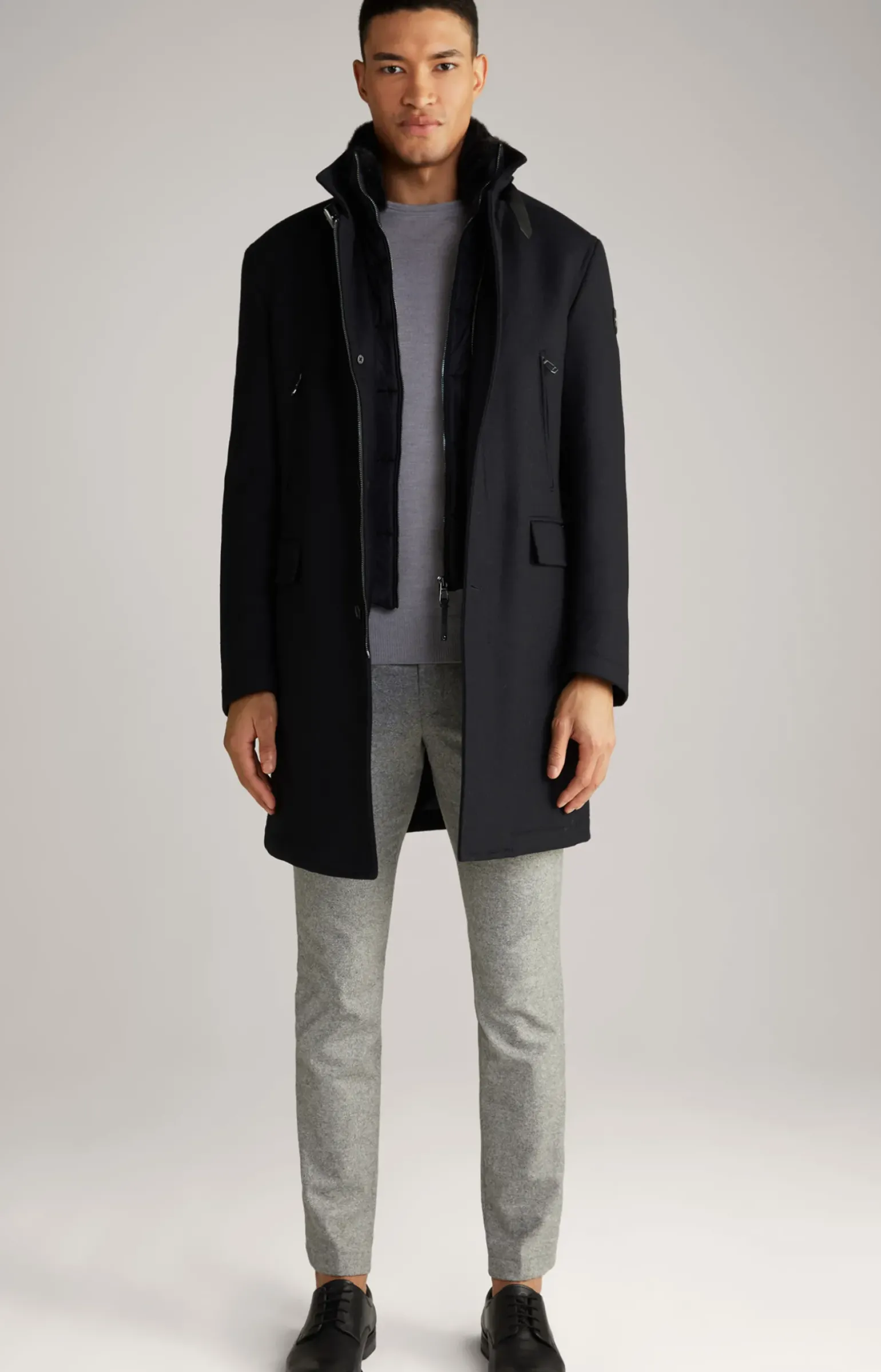 Mantel Mikos in Dunkelblau