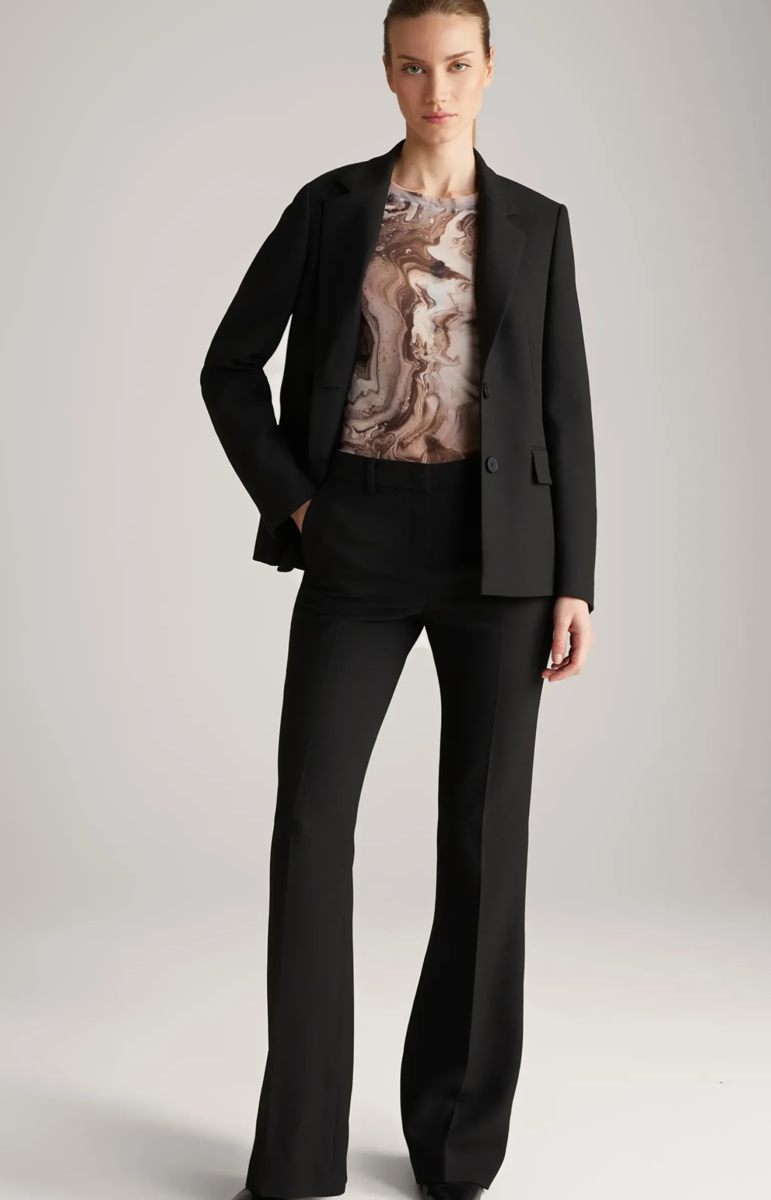 Marlenehose in Schwarz