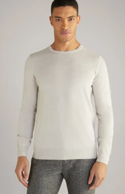 Merinowoll-Pullover Denny in Beige