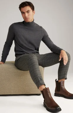 Merinowoll-Pullover Donte in Anthrazit