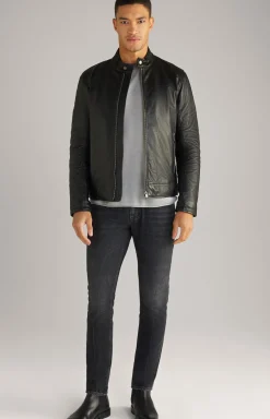 Merinowoll-Pullover Lelios in Grau