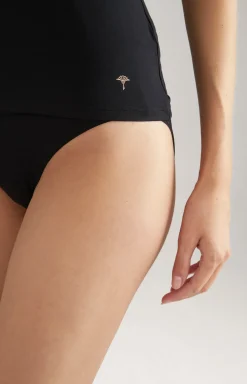 Modal T-Shirt in Schwarz