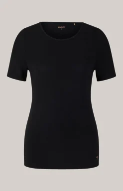 Modal T-Shirt in Schwarz