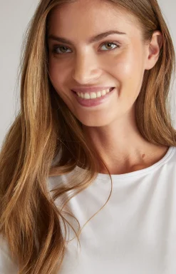 Modal T-Shirt in Weiß