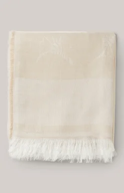 Modal-Baumwoll-Schal in Beige