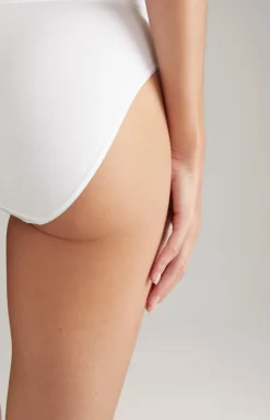 Modal-Bikini-Slip in Weiß