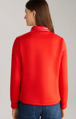 Neopren-Jacke mit Stepp in Rot