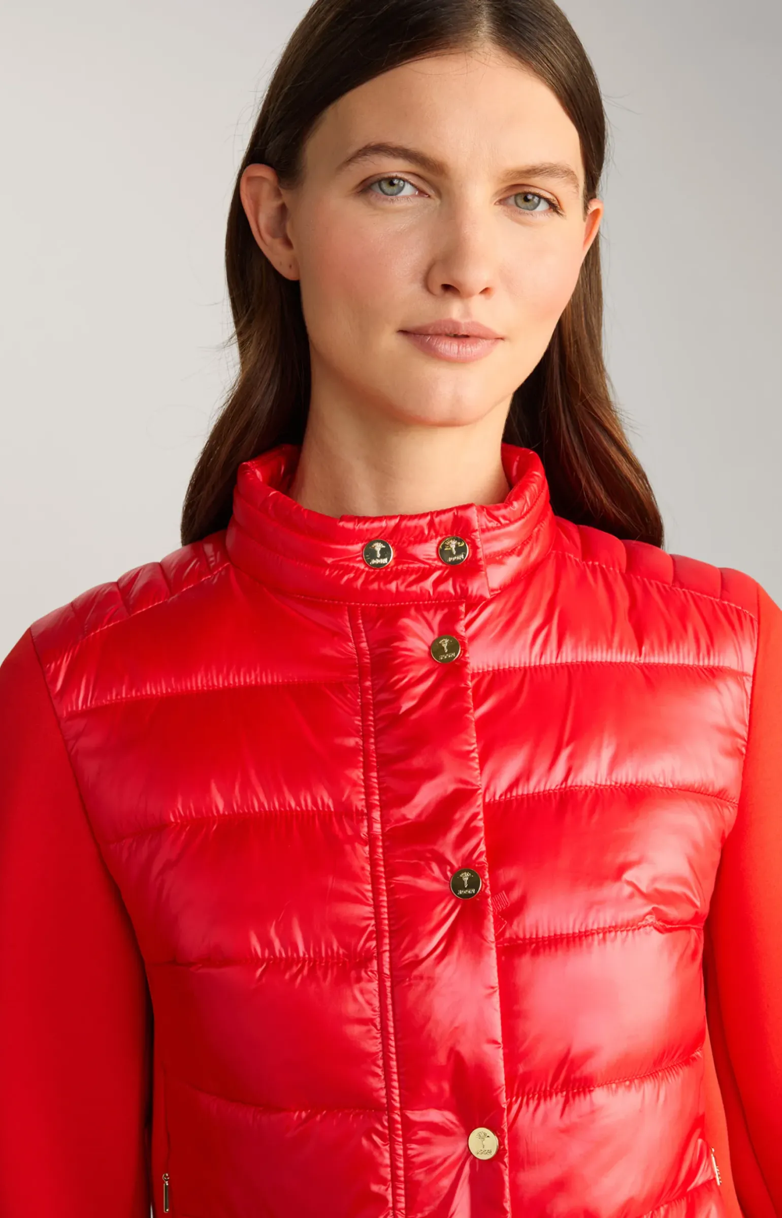 Neopren-Jacke mit Stepp in Rot