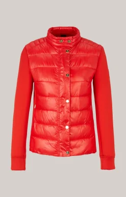 Neopren-Jacke mit Stepp in Rot